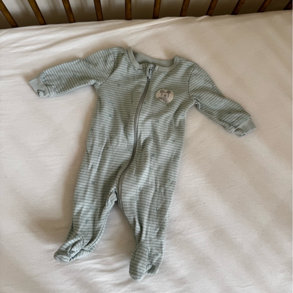 Disney baby Mickey Mouse 0m Newborn blue sleeper